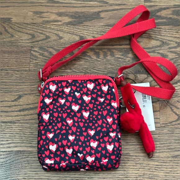 KIPLING Heart Festival El Dorado Crossbody Bag NWT - Picture 3 of 8